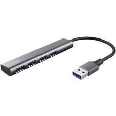 Hub USB cu 4xUSB 3.2, gri, 24947 Halyx Trust