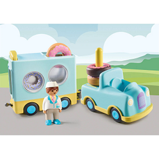 Camion cu gogosi de stivuit si sortat, Playmobil 1.2.3