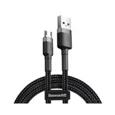 Cablu de date USB / microUSB, 1m, negru, Cafule Baseus CAMKLF-BG1