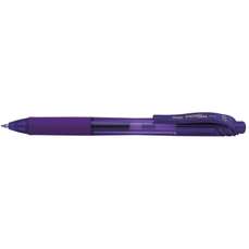 Pix cu gel retractabil, violet, varf 0,7mm, Pentel Energel X 107