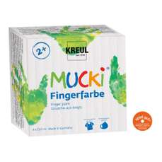 Guase 4culori/set, 150ml, Finger Paint Mucki, Kreul - SKP073-SD-016403