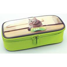 Penar neechipat, 1 fermoar, pisica, tip borseta, Pouch C29556