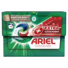 Detergent capsule gel pentru tesaturi, 12buc/cutie, Extra Clean Power Ariel
