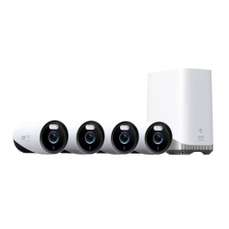 Kit supraveghere video eufyCam E330 (Professional) cu 4 camere video si HomeBase 3, 4K, AI, IP67, Eu