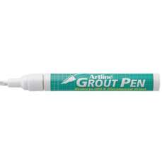 Marker pentru rosturi alb, corp metalic, varf tesit, 2.0-4.0mm, ARTLINE 419 Grout Pen