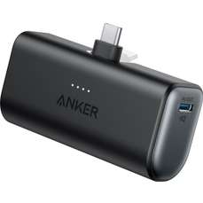 Baterie externa, 5000mAh, conectivitate USB-C incorporat si pliabil, negru, Anker Nano