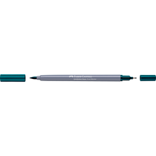 Marker solubil in apa, verde cobalt intens, 158, 2 varfuri, Goldfaber, Faber Castell- FC164658