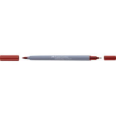 Marker solubil in apa, rosu venetian, 190, 2 varfuri, Goldfaber, Faber Castell- FC164690