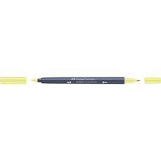 Sketch marker cu 2 varfuri, galben deschis glazurat, 104, Goldfaber, Faber Castell- FC164703