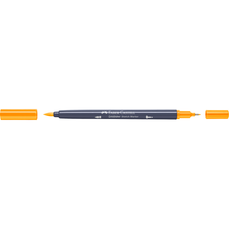 Sketch marker cu 2 varfuri, galben crom inchis, 109, Goldfaber, Faber Castell- FC164708