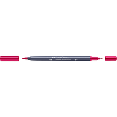 Sketch marker cu 2 varfuri, roz carmin, 127, Goldfaber, Faber Castell- FC164726