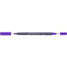 Sketch marker cu 2 varfuri, violet purpuriu, 136, Goldfaber, Faber Castell- FC164737