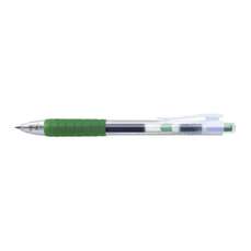 Pix gel retractabil, verde, varf 0,7mm, Fast Gel, Faber Castell FC640903
