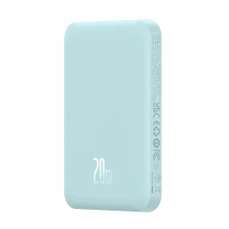 Baterie externa magnetica, 5000mAh, 20W, cablu USB-C inclus, albastru, Magnetic Mini Wireless Baseus