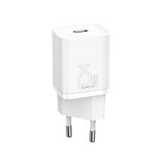Incarcator retea, USB-C, 25W, alb, Super Si Baseus