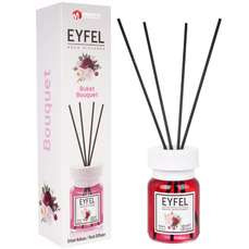 Odorizant cu bete de ratan pentru camera, parfum bouquet, 120ml, Reed Diffuser Eyfel