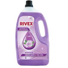 Detergent pentru orice tip de pardoseli, 4L, liliac, Rivex