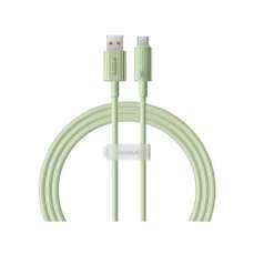 Cablu de date USB / USB-C, 100W, 2m, incarcare rapida, verde, Habitat Series Baseus