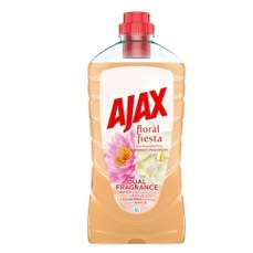 Detergent lichid pentru suprafete lavabile 1l, Floral Fiesta Water Lily Vanilla Ajax