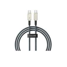 Cablu de date USB-C / USB-C, 100W, 2m, incarcare rapida, alb, Unbreakable Series Baseus