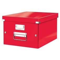 Cutie pentru depozitare, 369x200x281 mm, rosu, WOW Click&Store Leitz 60440026