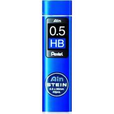 Mine creion mecanic 0,5mm, HB, 40 buc/cutie, Pentel Ain Stein