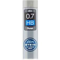 Mine creion mecanic 0,7mm, HB, 40 buc/cutie, Pentel Ain Stein