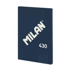 Caiet A4, 48file, dictando, albastru, Milan 57242G48B