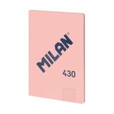 Caiet A4, 48file, matematica, roz, Milan 57243G48P