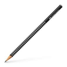 Creion fara guma, B, negru, Sparkle 2024 Faber Castell-FC118299