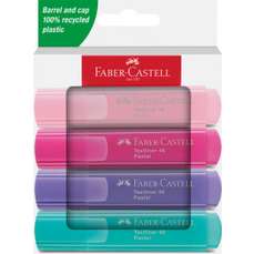 Textmarker 4 culori/set pastel, 1546 Faber Castell FC254654