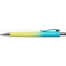 Pix retractabil, albastru, corp bleu/galben, varf 0,7mm, Summer Edition Sunrise Poly Ball Urban Faber Castell- FC241109