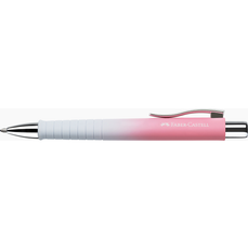 Pix retractabil, albastru, corp roz, varf 0,7mm, Summer Edition Sunrise Poly Ball Urban Faber Castell- FC241108