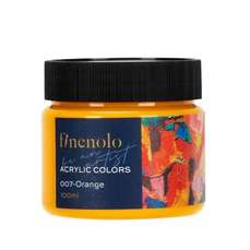 Culori acril, borcan 100ml, portocaliu, DLEC17-OR Finenolo Deli
