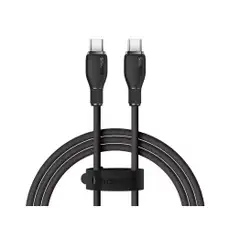 Cablu de date USB-C / USB-C, 1,2m, negru, Cafule Pudding Series Baseus