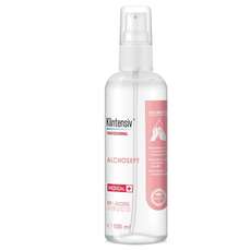 Dezinfectant, cu alcool, pentru igiena mainilor, cu pulverizator, 100ml, Alchosept, Klintensiv