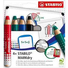 Creioane colorate 4culori/set, MARKDray Stabilo SW6484