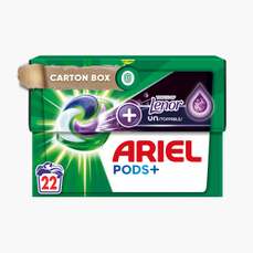 Detergent capsule gel pentru tesaturi, 22buc/cutie, Touch of Lenor Lavanda Ariel