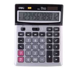 Calculator de birou 12 digit, metal, 1654 Deli