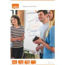 Rezerva hartie neliniata pentru flipchart 20file/set Nobo