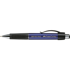 Pix retractabil, albastru, corp albastru, varf 0,7mm, Grip Plus 1407 Faber Castell FC140732