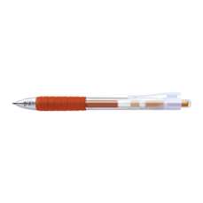 Pix gel retractabil, portocaliu, varf 0,7mm, Fast Gel, Faber Castell FC640905