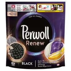 Detergent capsule gel pentru tesaturi, 32buc/pac Renew Caps Black Perwoll