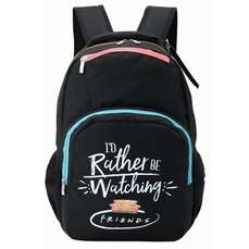 Ghiozdan scolar 45cm, negru, FNRS2377-1, Teens Friends Pigna