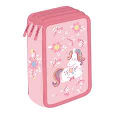 Penar echipat 33 piese, 3 fermoare, Unicorni Pigna MCPE3F3301