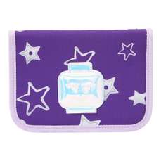 Penar echipat 20 piese, 1 fermoar, 1 extensie, Stars - violet, Core Line LEGO - LG-20085-2106