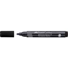 Permanent marker negru, varf 2,8 mm, Multimark Winner 23, Faber Castell-FC453397