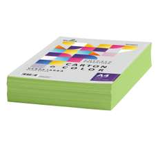 Carton copiator A4, 160g, colorat in masa verde iarba, Ecada