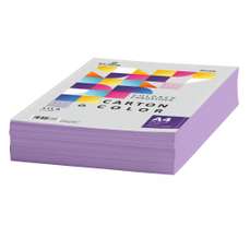 Carton copiator A4, 160g, colorat in masa lila, Ecada