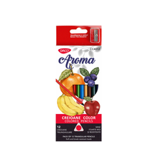Creioane colorate parfumate 12culori/set, Daco- CC4012